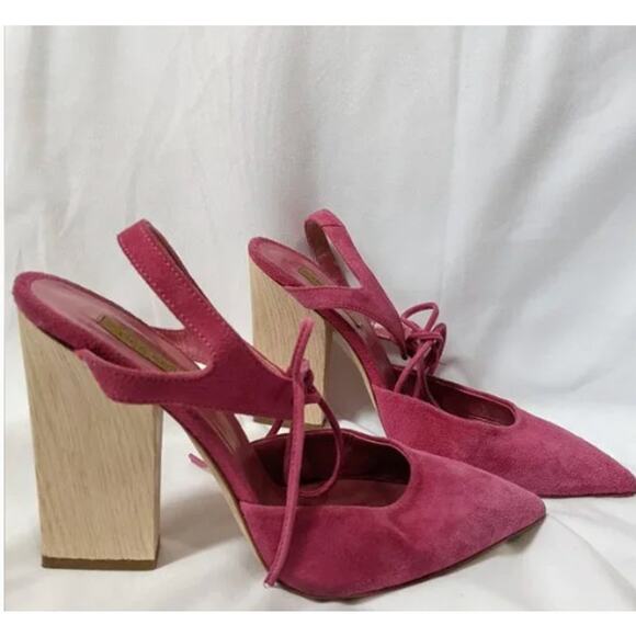 Dee Keller Mallory Heels in Fuschia - Picture 7 of 15